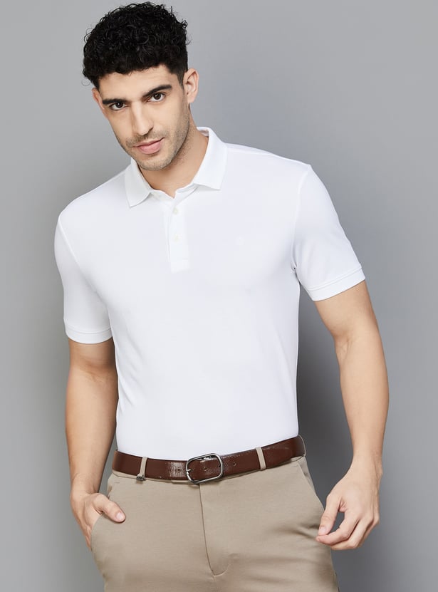 VAN HEUSEN Solid Polo T-shirt