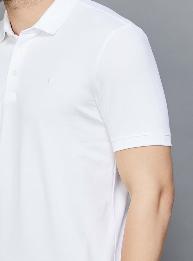 VAN HEUSEN Solid Polo T-shirt