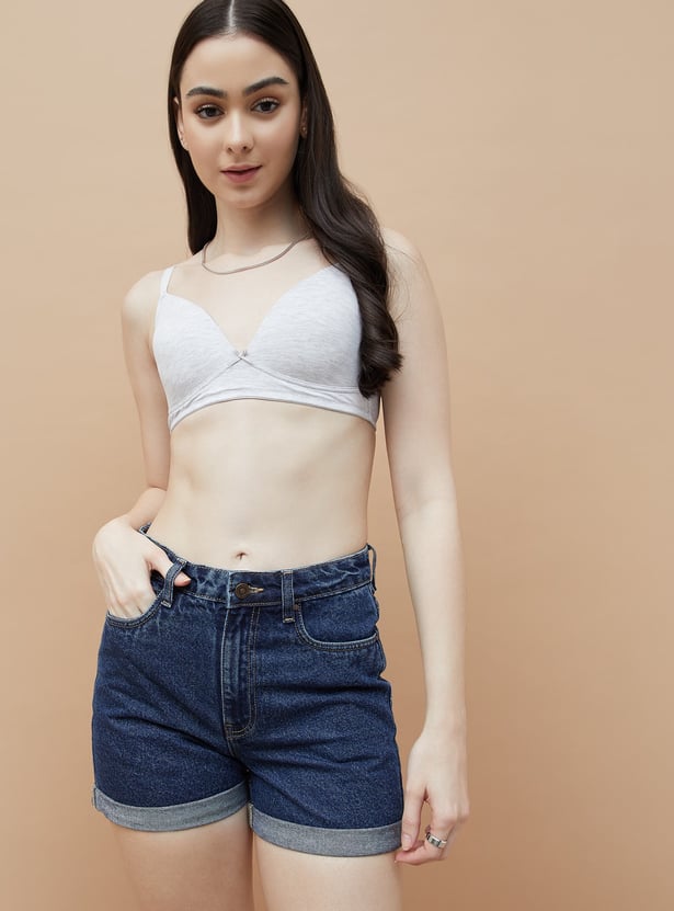 GINGER Assorted Padded Non-Wired Beginners Bra - Pack of 2