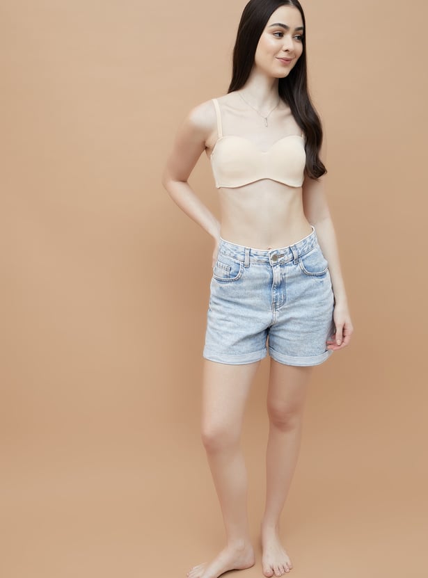GINGER Solid Padded Wired T-shirt Bra