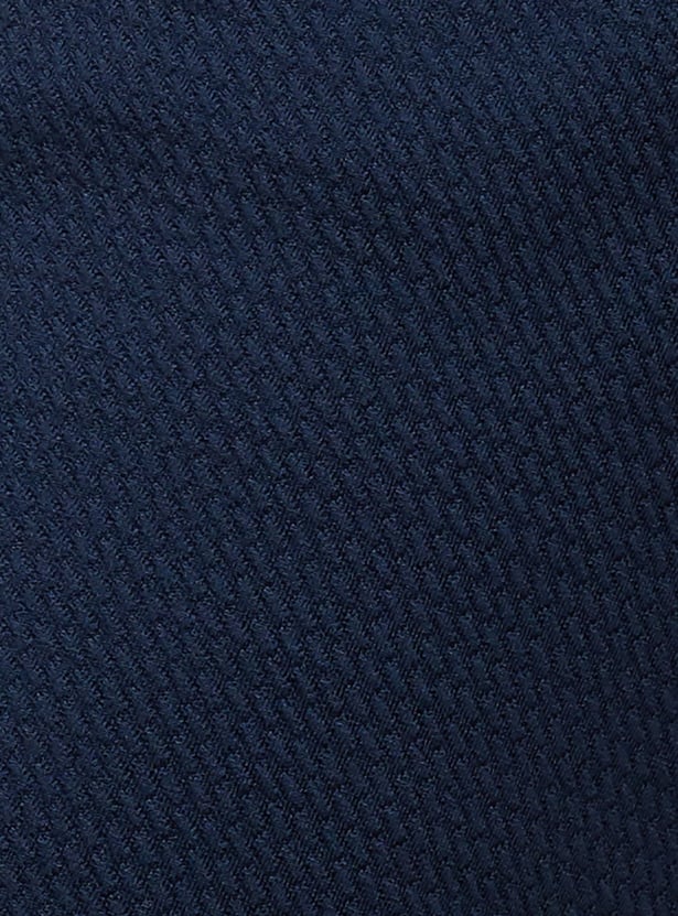 CODE Textured Slim Fit Trousers