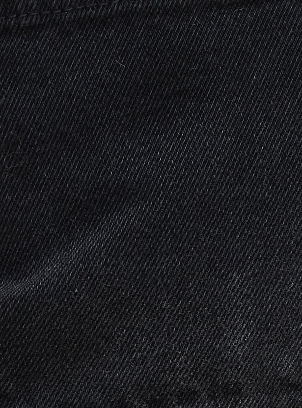 GINGER Solid Baggy Jeans