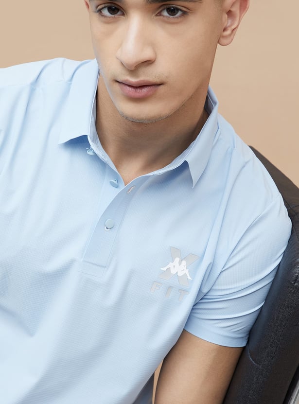 KAPPA Checked Sports Polo T-shirt