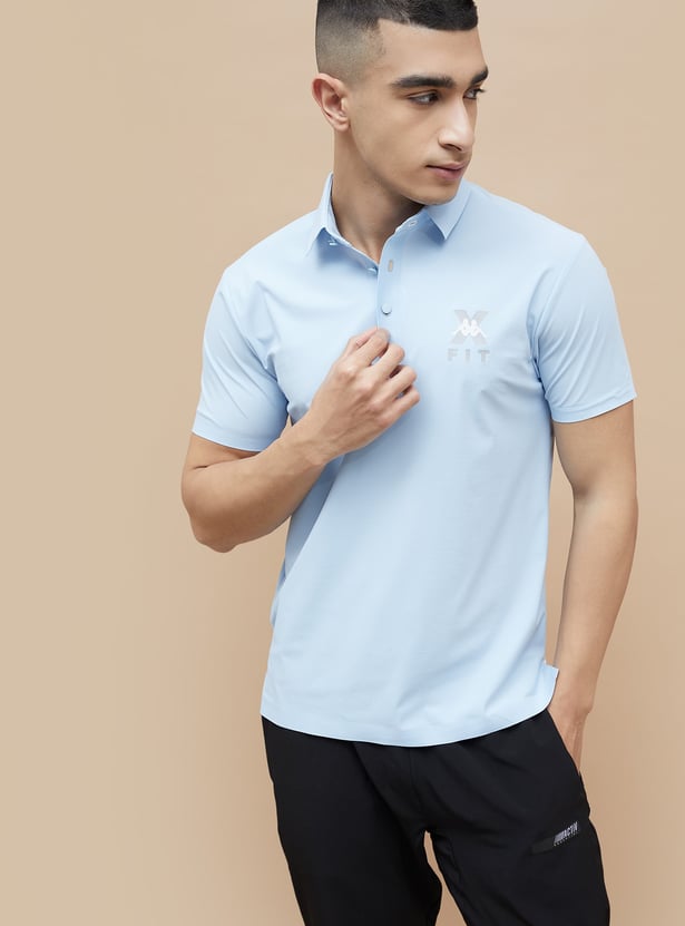KAPPA Checked Sports Polo T-shirt