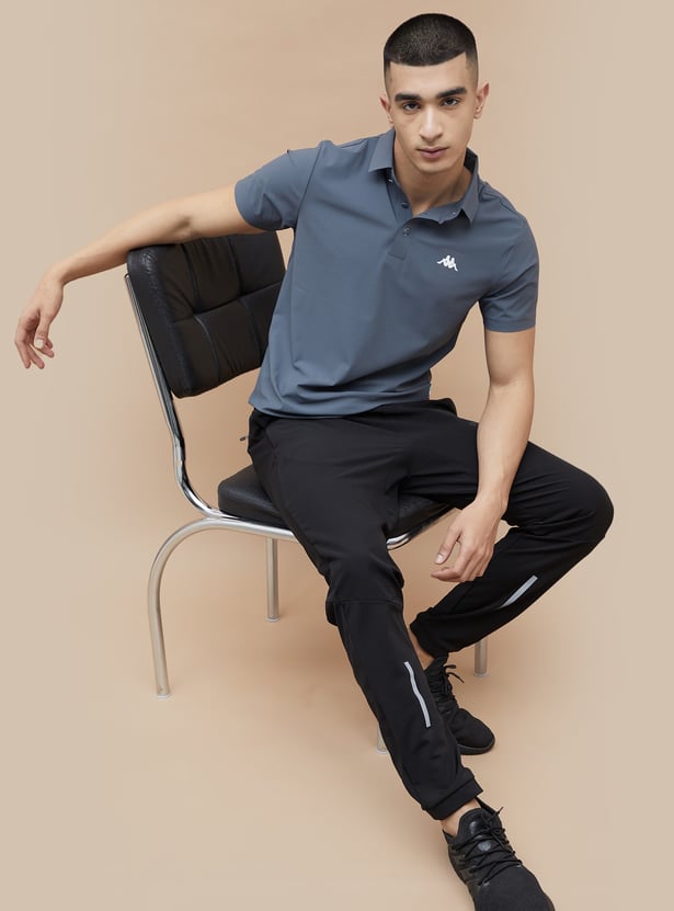 KAPPA Checked Sports Polo T-shirt