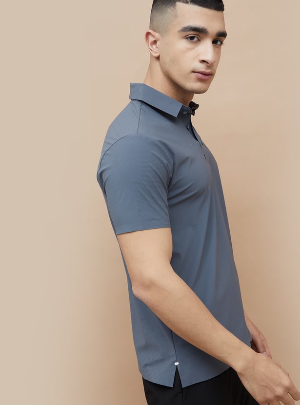 KAPPA Checked Sports Polo T-shirt