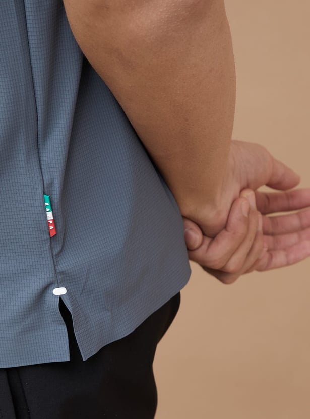 KAPPA Checked Sports Polo T-shirt