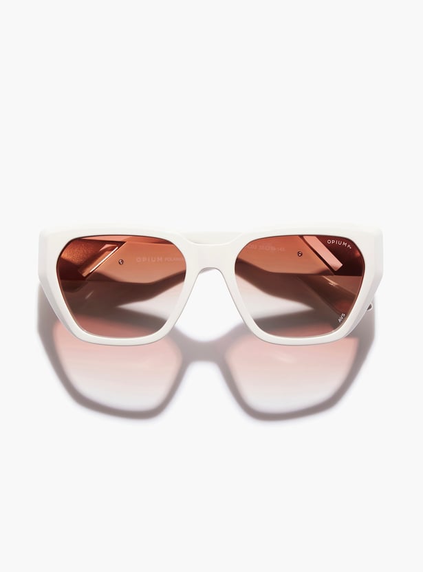 OPIUM Polarized and UV-Protected Butterfly Sunglasses - OP-10235-C03-55