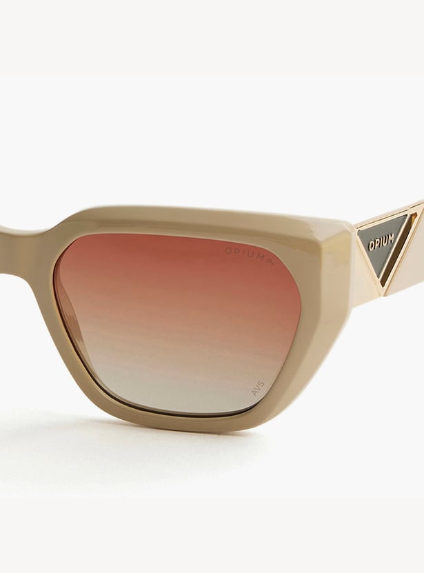 OPIUM Polarized and UV-Protected Butterfly Sunglasses - OP-10235-C03-55