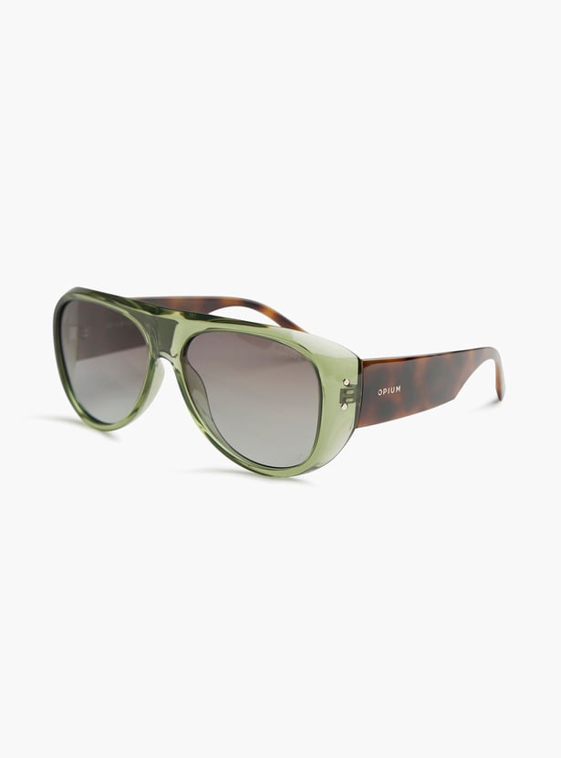 OPIUM Lama Polarized Square Sunglasses - OP-10196-C04-58