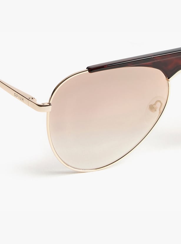 OPIUM UV-Protected Aviator Sunglasses - OP-10252-C02-59