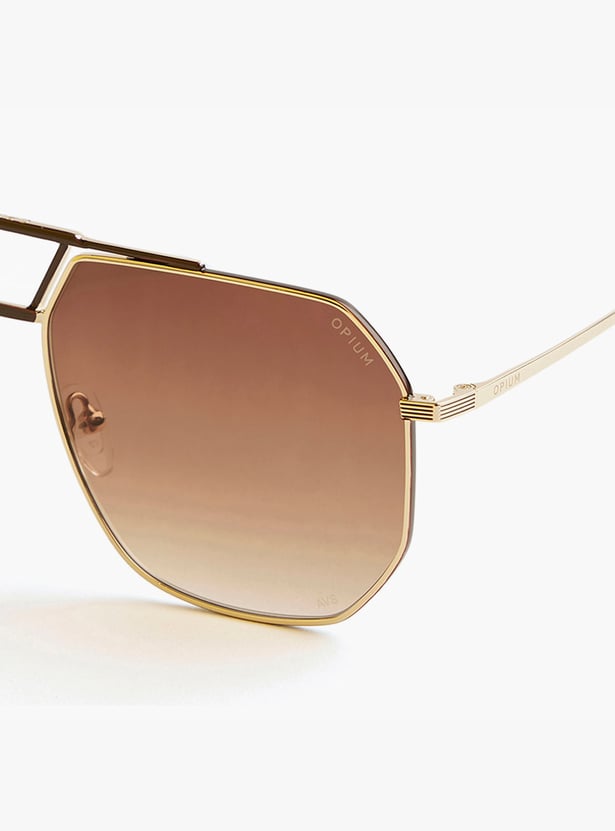 OPIUM UV Protected Geometric Sunglasses - OP-10135-C04-59