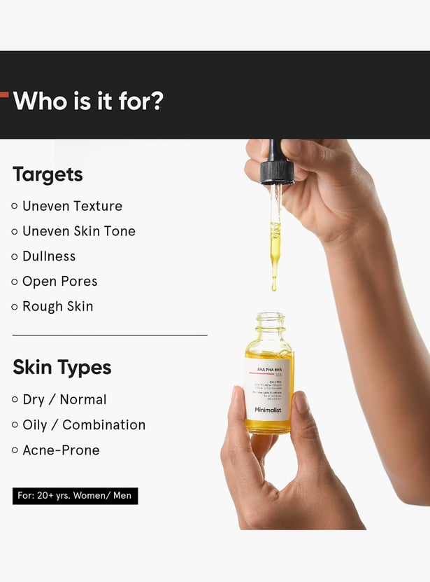 MINIMALIST AHA PHA BHA 32 Percent Face Peel - 30ml