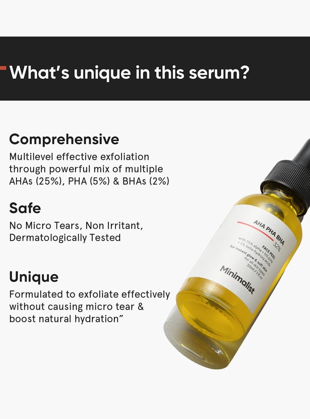 MINIMALIST AHA PHA BHA 32 Percent Face Peel - 30ml