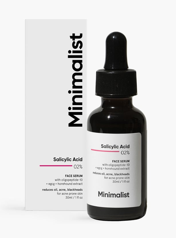 MINIMALIST 2 Percent Salicylic Acid & LHA Face Serum - 30ml