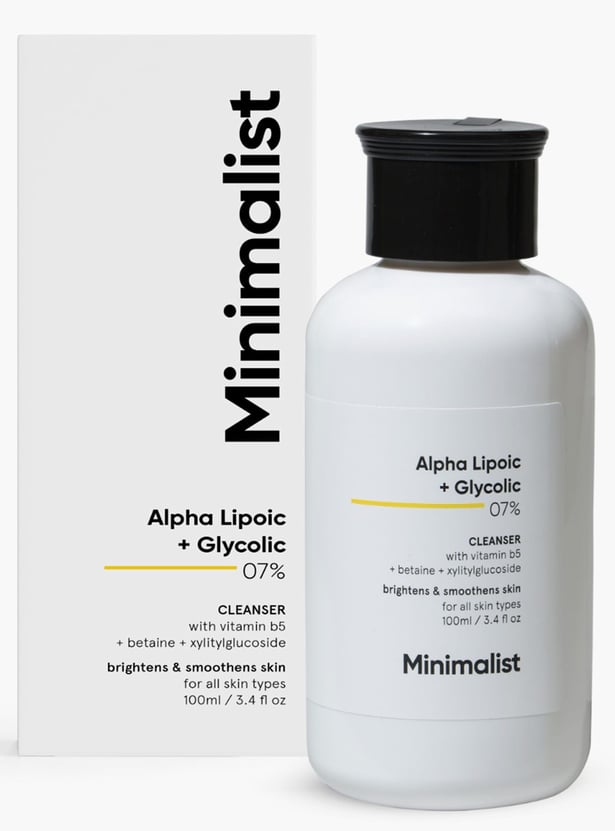 MINIMALIST 7-Percent ALA & AHA Brightening Face Wash - 100ml