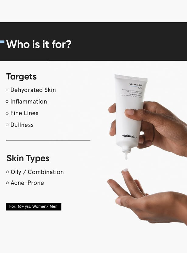 MINIMALIST 10 Percent Vitamin B5 Oil-Free Moisturizer - 50g