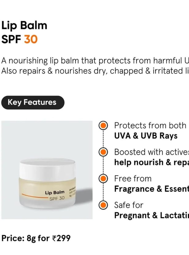 MINIMALIST Lip Balm SPF 30 - 8g