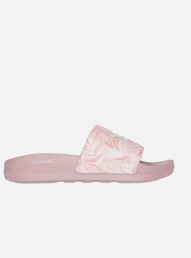 SKECHERS On-The-Go Hyper Slide Tropic Vibe Printed Sliders