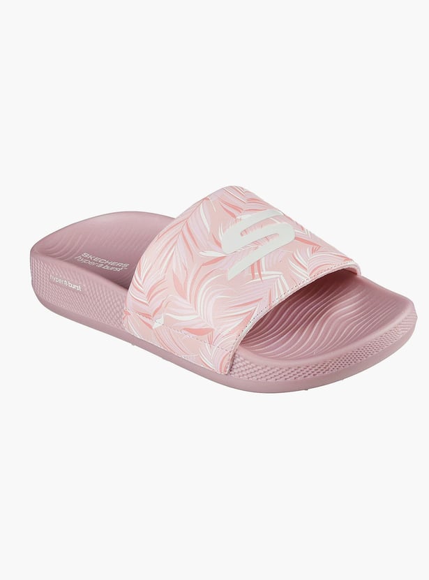 SKECHERS On-The-Go Hyper Slide Tropic Vibe Printed Sliders