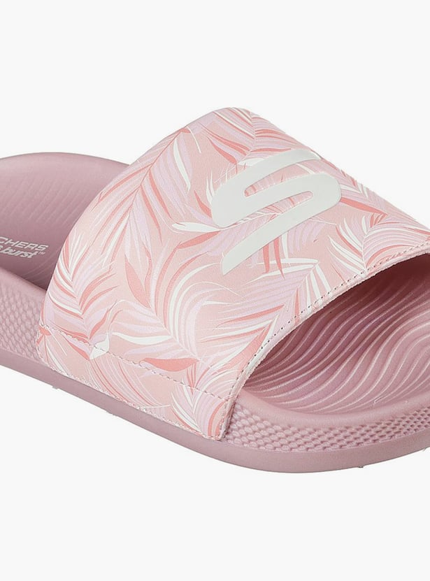 SKECHERS On-The-Go Hyper Slide Tropic Vibe Printed Sliders