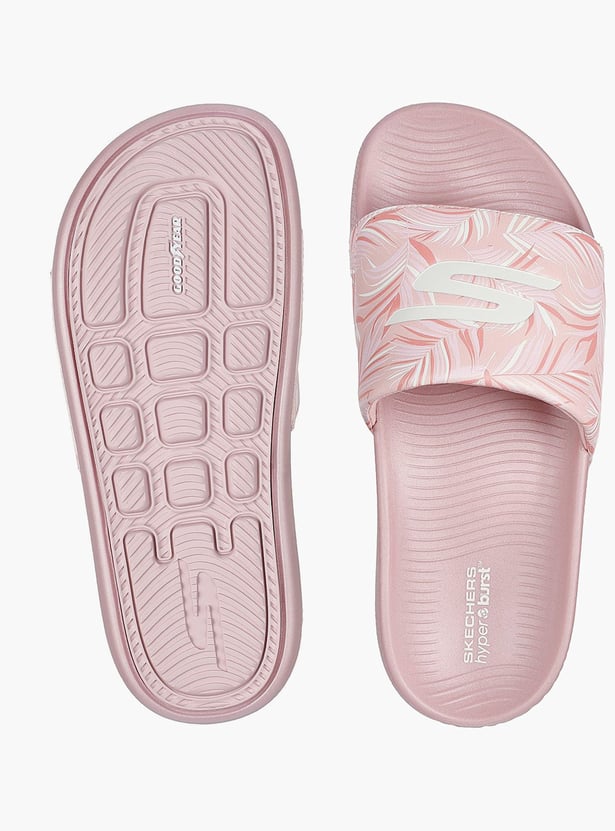 SKECHERS On-The-Go Hyper Slide Tropic Vibe Printed Sliders