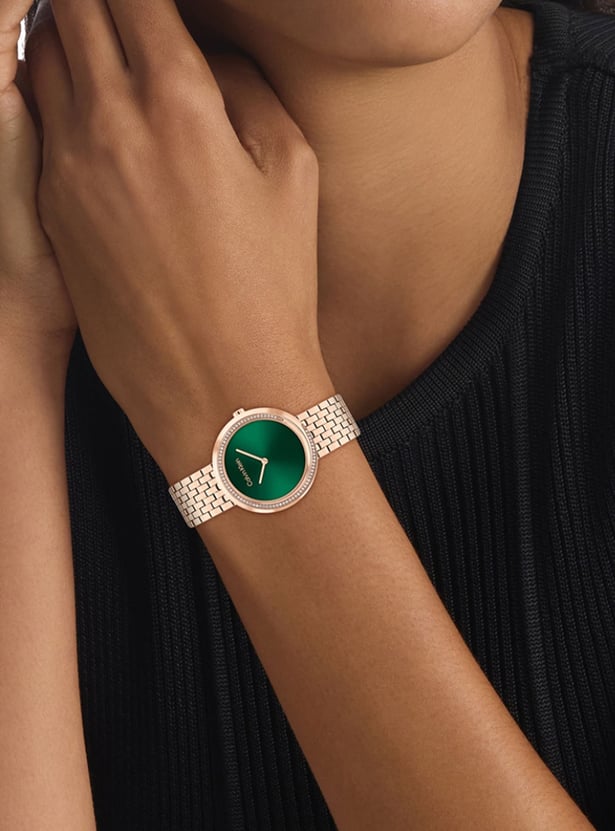 CALVIN KLEIN Twisted Bezel Analog Watch - 25100068