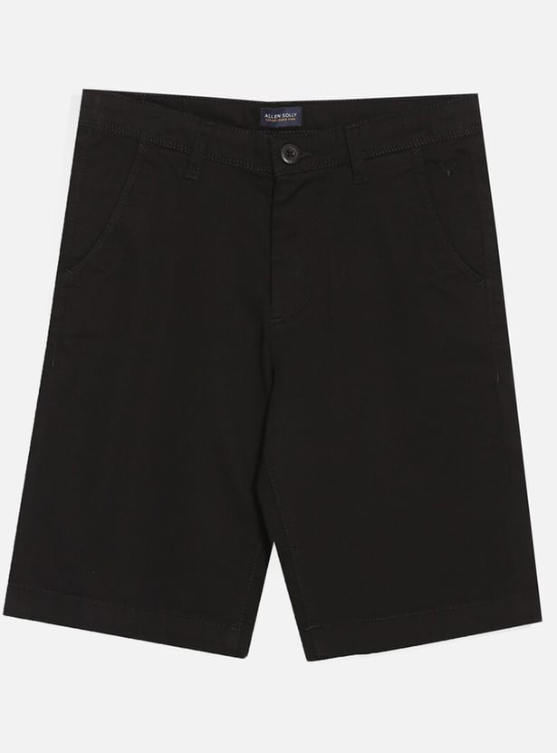 ALLEN SOLLY Boys Solid Shorts