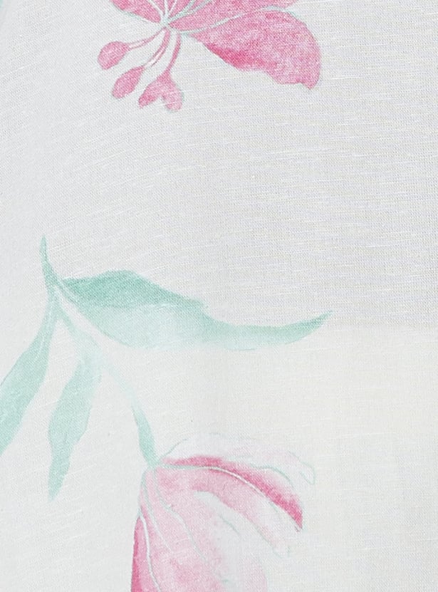 MELANGE Floral Print Straight Kurta