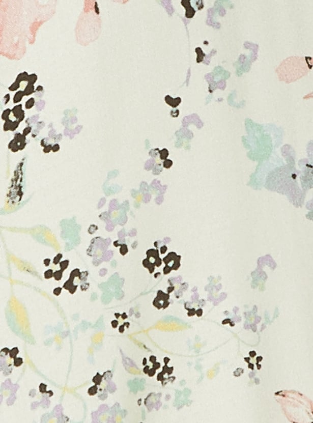 MELANGE Floral Print Straight Kurta