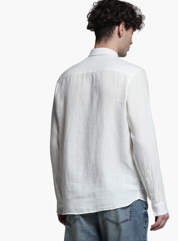 JACK & JONES Solid Regular Fit Shirt