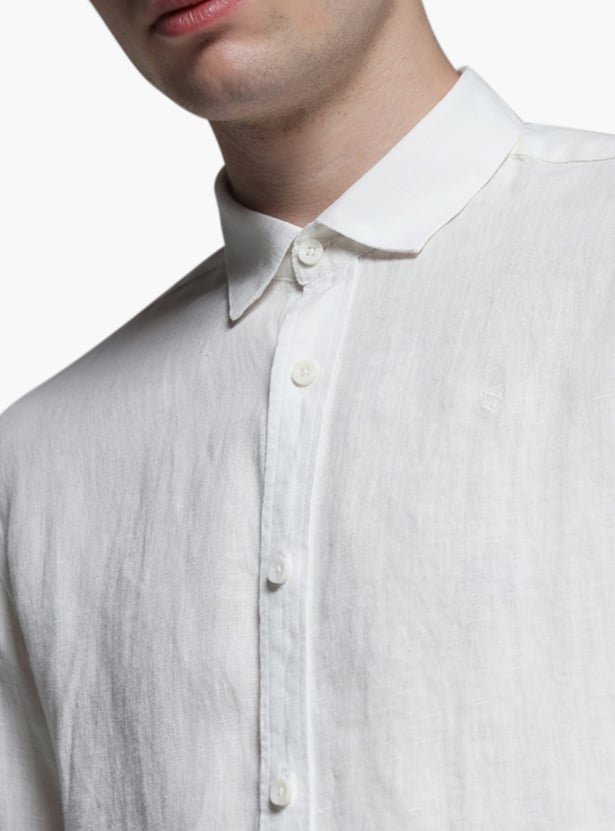 JACK & JONES Solid Regular Fit Shirt