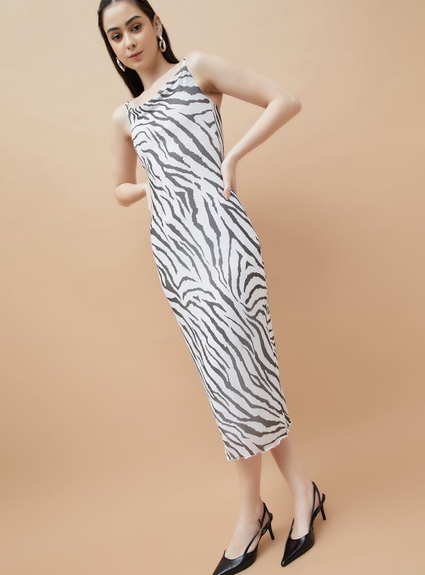 GINGER Animal Print Bodycon Dress
