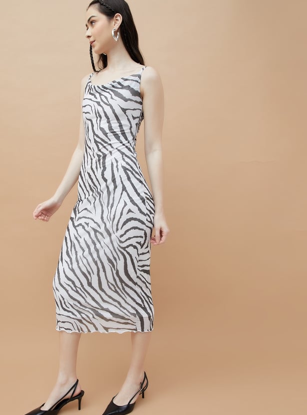GINGER Animal Print Bodycon Dress