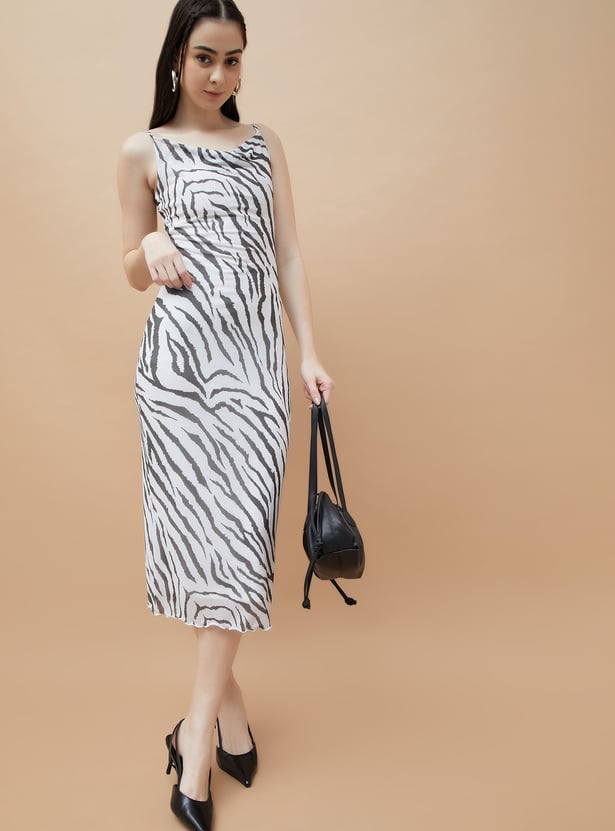 GINGER Animal Print Bodycon Dress