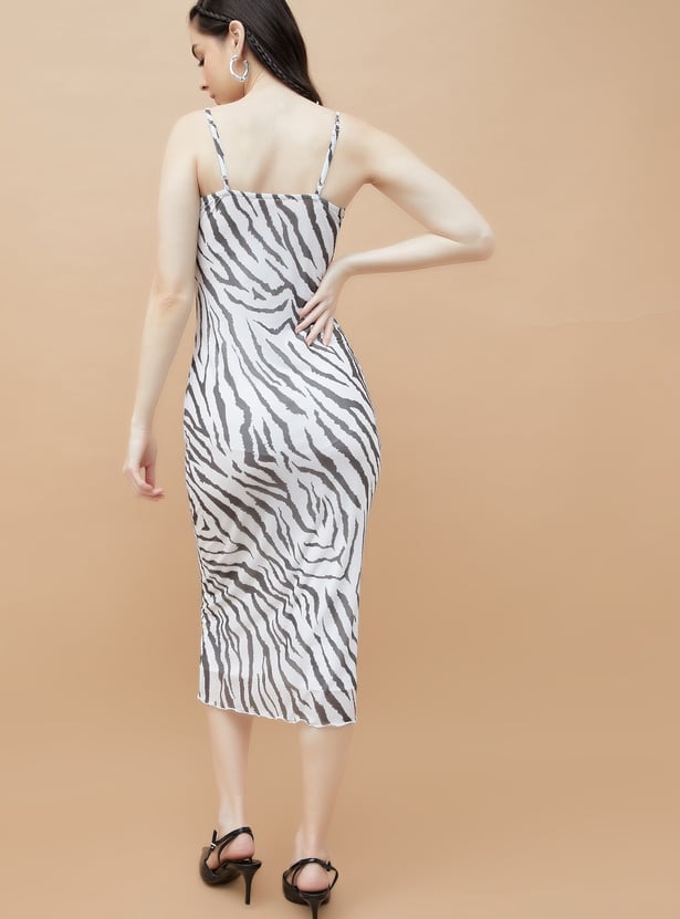 GINGER Animal Print Bodycon Dress