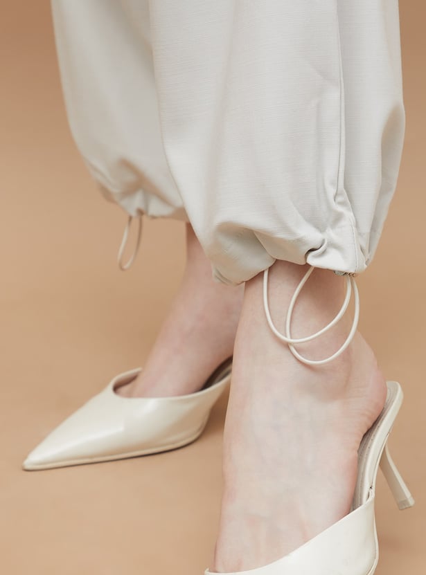GINGER Solid Parachute Pants