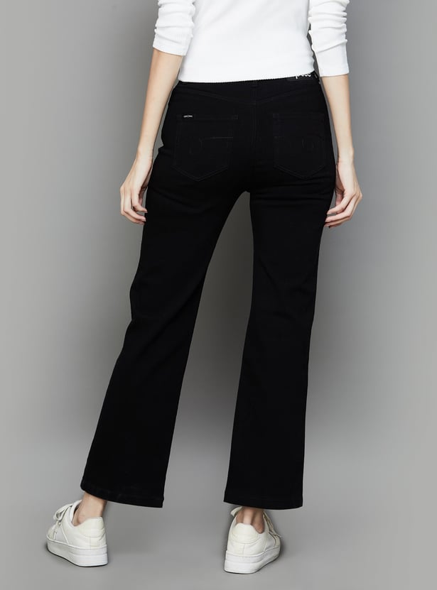 XPOSE Solid Straight Fit Jeans