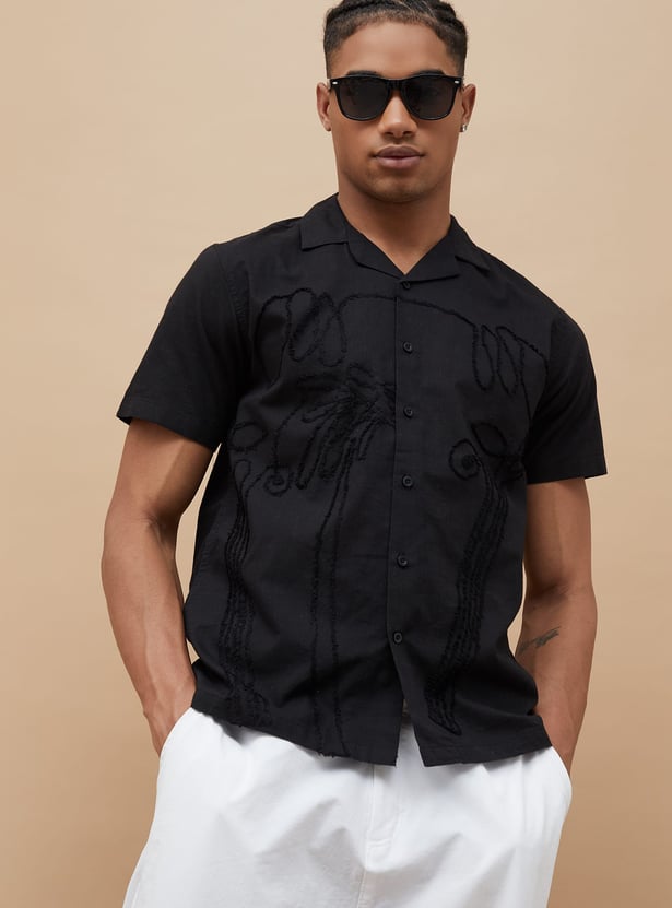 FORCA Embroidered Regular Fit Shirt