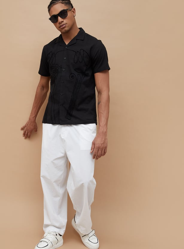 FORCA Embroidered Regular Fit Shirt