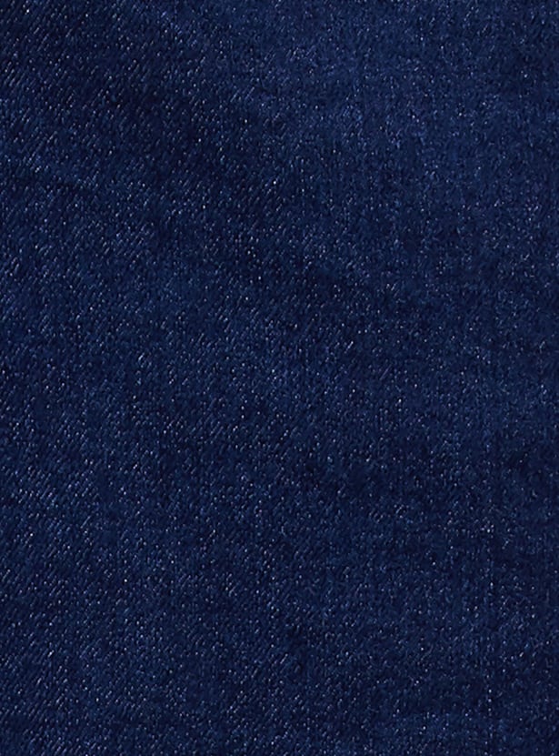 COLOUR ME Embroidered High-Rise Wide-Leg Jeans