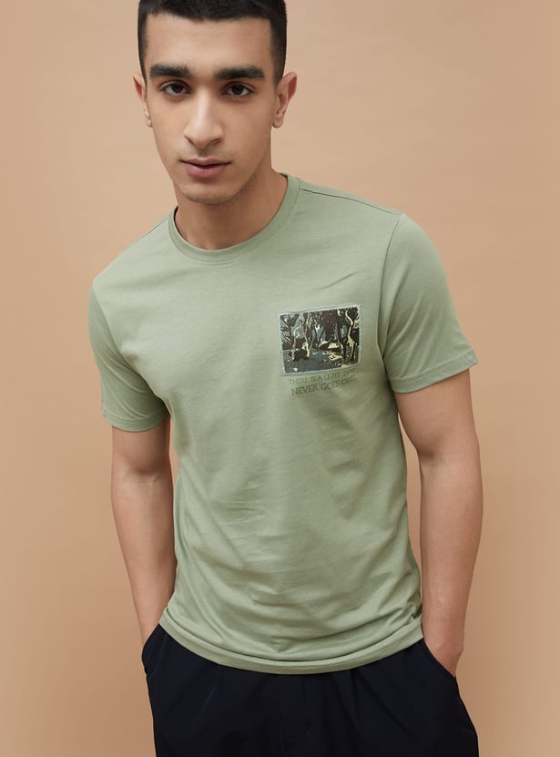 FORCA Chest Applique T-shirt