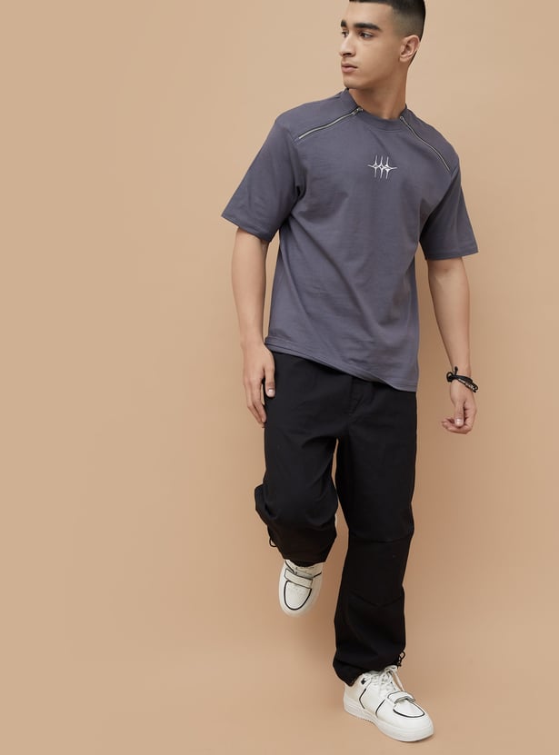 FORCA NXT Zip-Detailed T-shirt