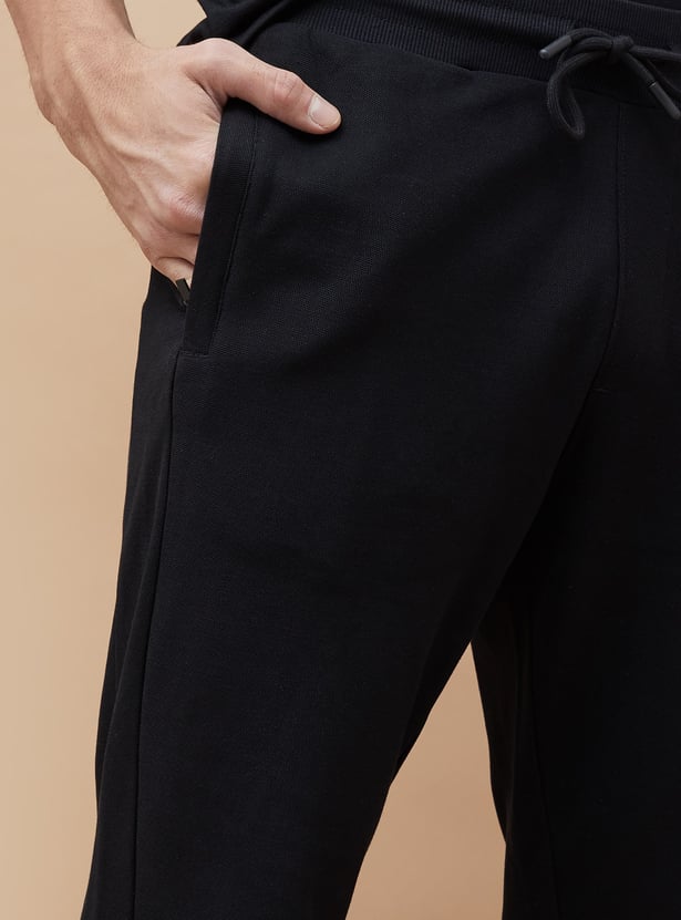 FAME FOREVER Solid Slim Fit Track Pants