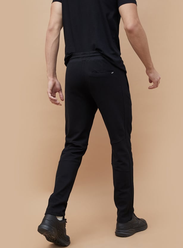 FAME FOREVER Solid Slim Fit Track Pants