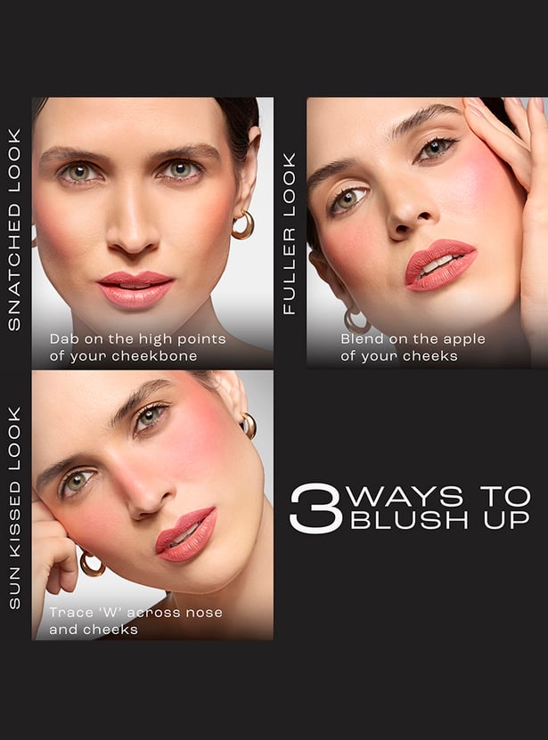LAKME Showstopper Collection Rouge Bloom Powder Blush - Pink Blossom - 12g