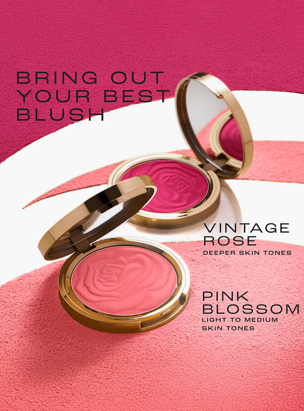 LAKME Showstopper Collection Rouge Bloom Powder Blush - Pink Blossom - 12g
