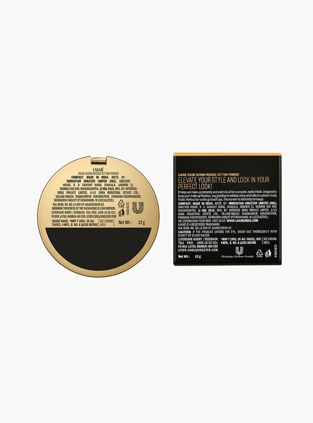 LAKME Showstopper Collection Rouge Bloom Powder Blush - Neutral Nude - 12g