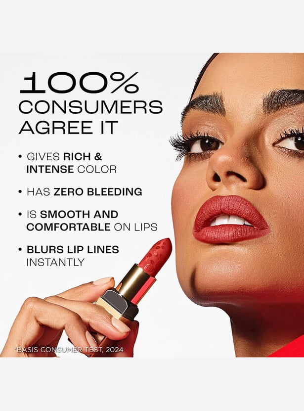 LAKME Rouge Bloom Powder Matte Bullet Lipstick - 209 Scarlet Rose - 4g