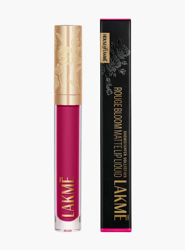 LAKME Rouge Bloom Matte Lip Liquid - 202 Majestic Magnolia - 3.5ml
